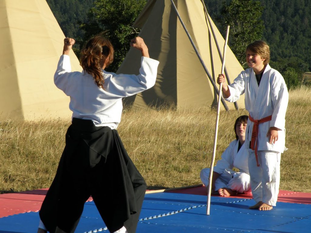 aiki'tipi aikido maitre baton sourire