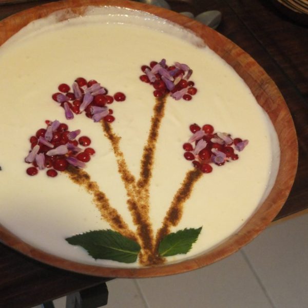 dessert de fleures de La cuisine d'Annette
